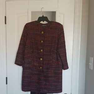 NYCC Women's Multicolor Plaid Jacket